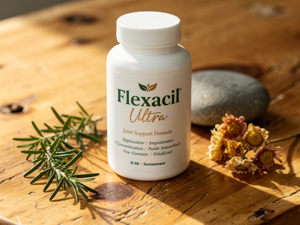 Producto Flexacil Ultra sobre superficie de madera natural